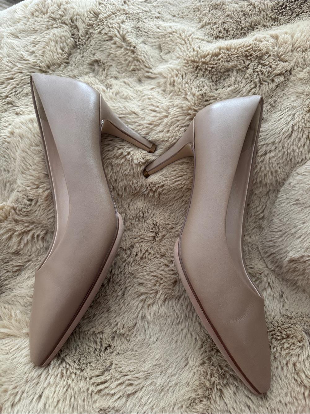 Cole Haan Blush Beige Pointed-Toe Pumps - Picture 5 of 5